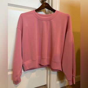 lululemon athletica softstreme perfectly oversize cropped crew